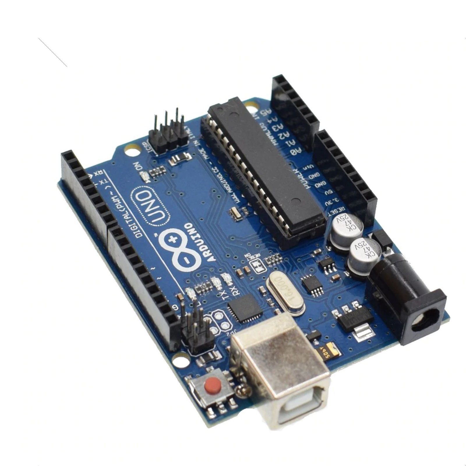 Arduino Uno R3 Chip DIP Sin Cable USB Cnc Pe