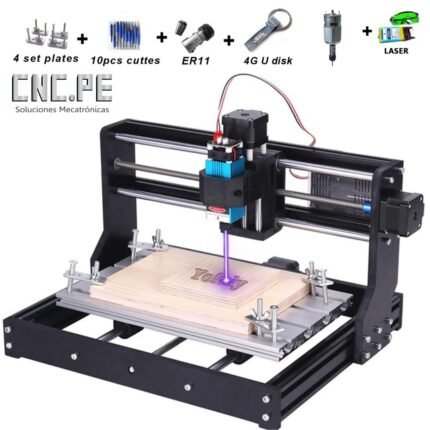 Mini CNC router 3018 pro + laser 40W