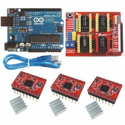 443K7 - 3 DRV8825, arduino uno R3 DIP y shield CNC
