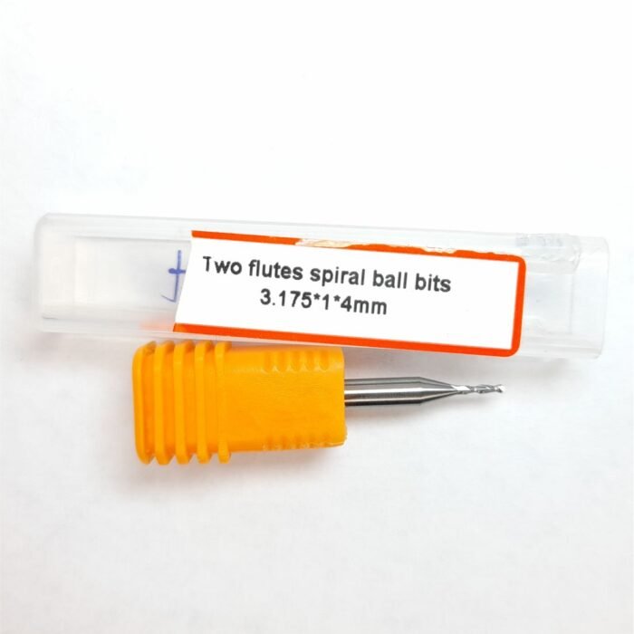 SKU 730, fresa espiral de 2 labios con punta redondeada para acabado MDF, madera, alta velocidad de corte