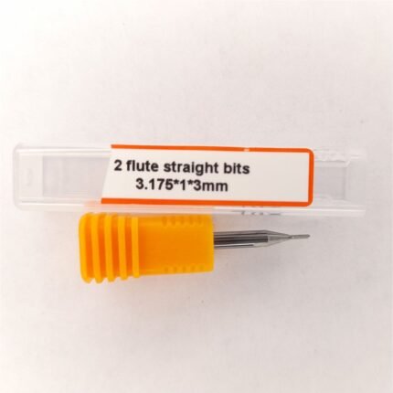 SKU 740, fresa de 2 labios rectos para corte MDF, madera, PCB, ideal para trabajos de carpintería