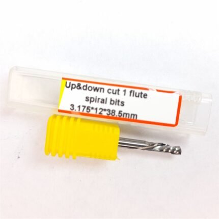 SKU 790, fresa espiral de compresión de 1 labio, de un solo filo para cortes limpios