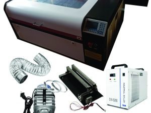 Máquina CNC Láser CO2 100-130W 9060 con controlador RUIDA