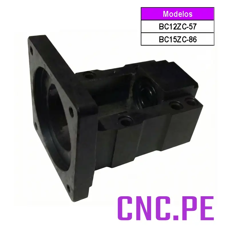 BC - Soporte o bracket CNC tipo BC12ZC-57 y BC15ZC-86 soporte o bracket, ideales para sistemas CNC.