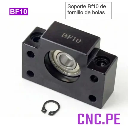 Soporte BF10 ideal para CNC y automatización. Alta precisión, rigidez y fácil montaje.