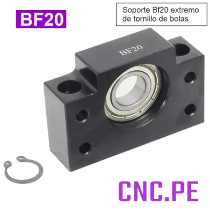 Soporte BF20, ideal para CNC, automatización y alta precisión.