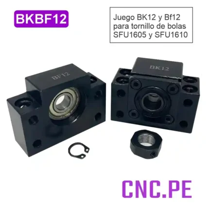 Juego BK12 y BF12 Alta precisión, rigidez y estabilidad para máquinas CNC.