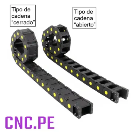 Cadena portacable 35x60 Ideal para CNC y automatización.