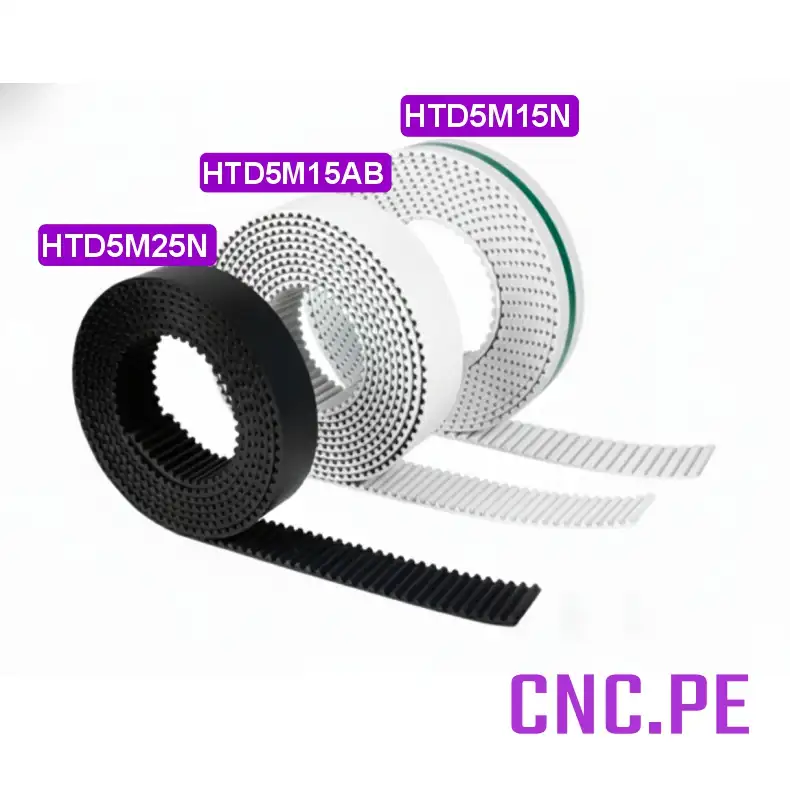 FAJAS HTD5M Faja dentada HTD-5M en PU reforzada con nylon o acero. Ideal para sistemas CNC, robótica y transmisión de potencia.