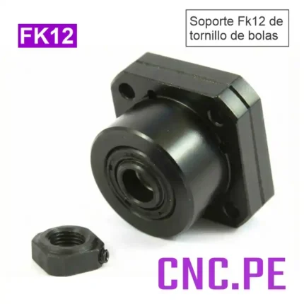 Soporte FK12. Alta precisión, montaje estable y mayor rigidez para máquinas CNC.