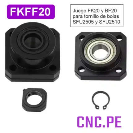 Juego de FK20 y FF20. Alta precisión, estabilidad y fácil montaje en CNC.