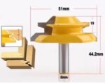 Fresa para modulación de esquinas 45°, ensamble profesional