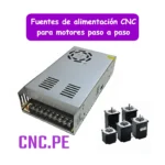 fuentes de alimentación 36V y 72V ideales para motores paso a paso NEMA 23, NEMA 24 y NEMA 34. Potencias desde 150W hasta 600W. Rendimiento, eficiencia y compatibilidad CNC garantizada.