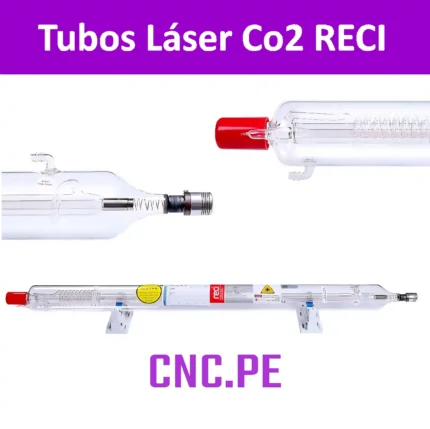 Descubre los tubos láser CO2 RECI W1, W2, W4, W6 y W8. Alta potencia, larga vida útil y corte preciso para máquinas CNC de grabado y corte.