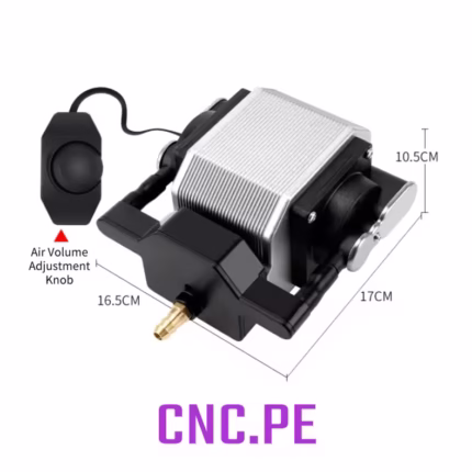 Bomba de aire AP-80A RESUN para diodo láser. 80L/min, 40W, aire asistido para grabado CNC en madera, MDF y materiales inflamables.