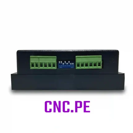 Driver DM860H con carcasa para motor paso a paso NEMA 17, 23, 24 y 34. Ideal para aplicaciones CNC. Compatible con 60-72VDC. Alta precisión y eficiencia.