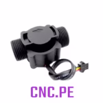 Sensor de flujo de agua de 4 cables compatible con chillers S&A CW3000, CW5000 y CW5200. Repuesto esencial para mantener la seguridad y el rendimiento.