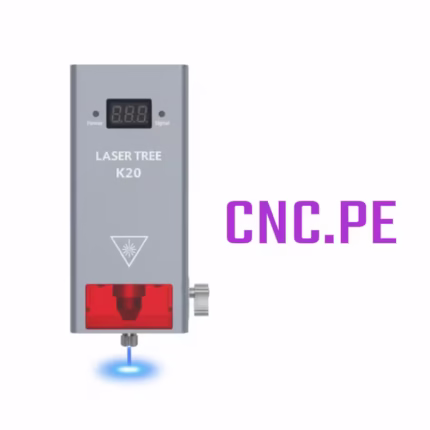 Diodo láser CNC 20W con salida óptica, compatible con GRBL, Arduino, MKS, CNC3018 y MACH3 (PWM). Incluye fuente de 24V, cables y entrada para bomba de aire.