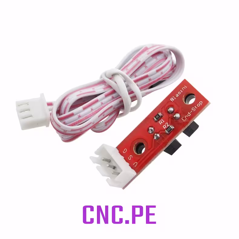 E19 Módulo final de carrera óptico 5V con cable de 3 pines, ideal para mini CNC, impresoras 3D y routers basados en Arduino GRBL.