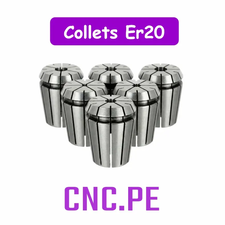 Collets er20 Collets ER20 para CNC (set completo) de alto rendimiento - Imagen 1
