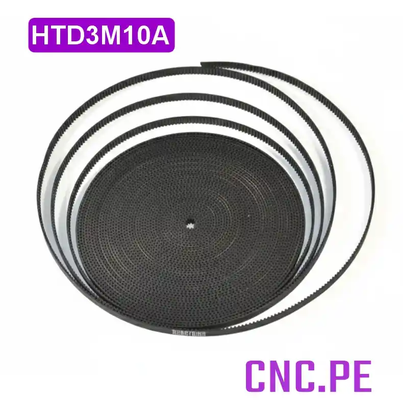 HTD3M10A Faja dentada HTD-3M 10mm en PU con alma de acero.