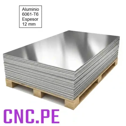 Plancha de aluminio 6061-T6 en diferentes medidas. piezas de máquinas y estructuras industriales. rigidez, maquinabilidad y durabilidad.
