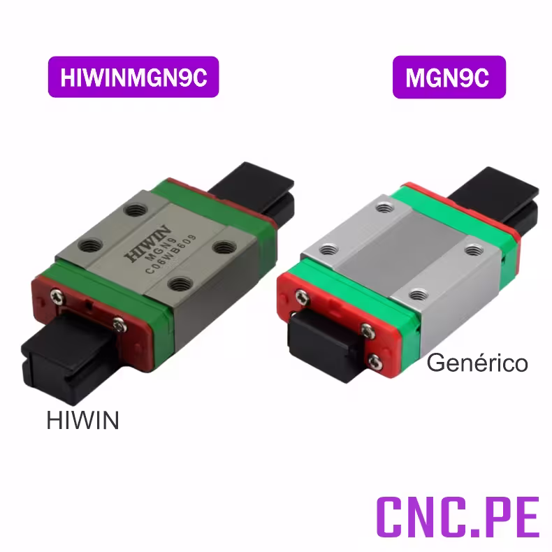 MGN9C Patín lineal MGN9C genérica o HIWIN para guía MGN9.