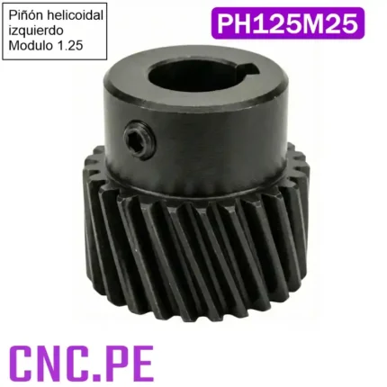 Piñón helicoidal , ideal para CNC, plasma y automatización. Alta precisión y torque.