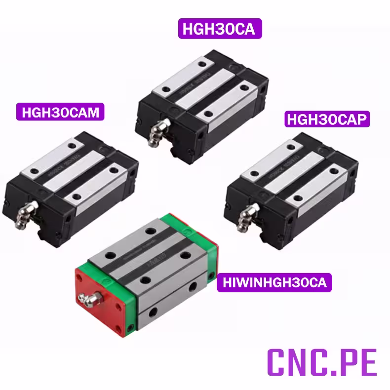 RODAMIENTOSHGH30CA Rodamiento lineal HGH30CA para guía HGR30. Alta precisión, suavidad de desplazamiento y durabilidad.