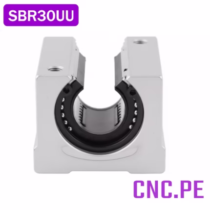 Rodamiento lineal SBR30UU para guía SBR30. Alta precisión, movimiento suave y larga vida útil.