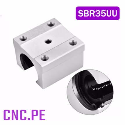 Rodamiento lineal SBR35UU ofrece un movimiento suave y preciso sobre la guía lineal SBR35.
