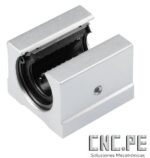 Guía lineal SBR40 cromada con pedestal de aluminio
