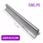 Guía lineal SBR40 cromado | alta precisión y rigidez - Imagen 3