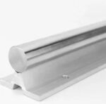 Guía lineal SBR40 cromada con pedestal de aluminio