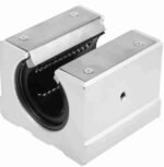 Guía lineal SBR50 cromado con pedestal de aluminio