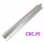 Guía lineal SBR50 cromado de 50 mm y pedestal de aluminio.