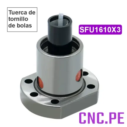 Tuerca de bolas ideal para CNC, automatización y maquinaria industrial.