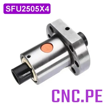 Tuerca SFU2505 para tornillo de bolas ideal para sistemas CNC y automatización.