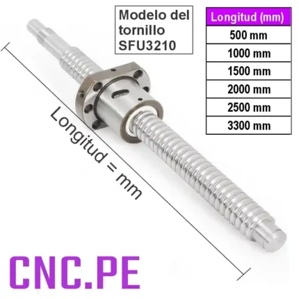 Tornillos de bolas con precisión, durabilidad y rendimiento en sistemas CNC.