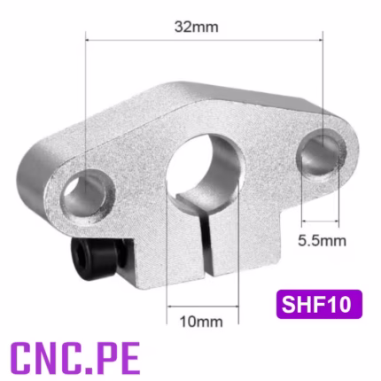 Soporte SHF10 para ejes de 10mm.