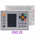 Set de Controlador Ruida RDC6432G para máquinas CNC láser de tubo CO2. Incluye panel HMI, placa base, cables de conexión y accesorios.