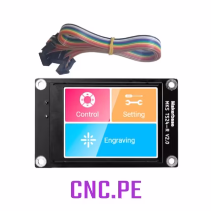 Descubre la Pantalla MKS TS24-R V2.0, diseñada para la controladora MKS DLC32 V2.1. Con su pantalla táctil de 2.4 pulgadas, permite controlar tu máquina CNC sin necesidad de una computadora. Ideal para mejorar la experiencia, ahorrar espacio y aumentar la comodidad en tus proyectos CNC.