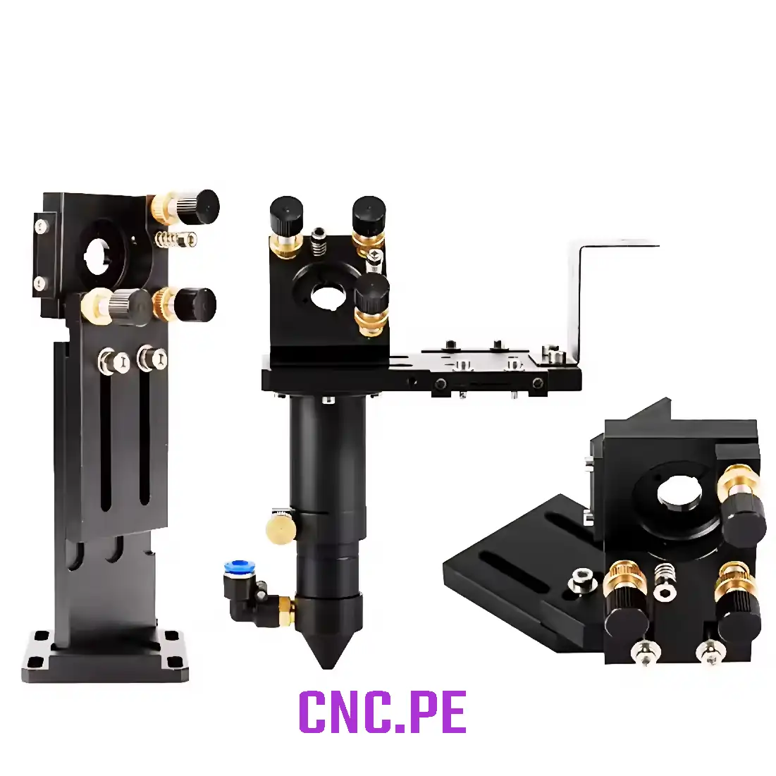 Montura V2.1 láser CO2 para espejos y cabezal serie C y E Descubre la Montura V2.1 láser CO2 para espejos y cabezal, serie C y E. Diseñada para espejos de 25mm y cabezal con sujeción para fajas y portacable.