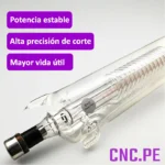Descubre los tubos láser CO2 RECI W1, W2, W4, W6 y W8. Alta potencia, larga vida útil y corte preciso para máquinas CNC de grabado y corte.