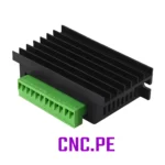 Driver TB6600 con carcasa metálica para motores paso a paso NEMA 17, 23 y 24. Soporta hasta 4.2A. Ideal para máquinas CNC, impresoras 3D y automatización.