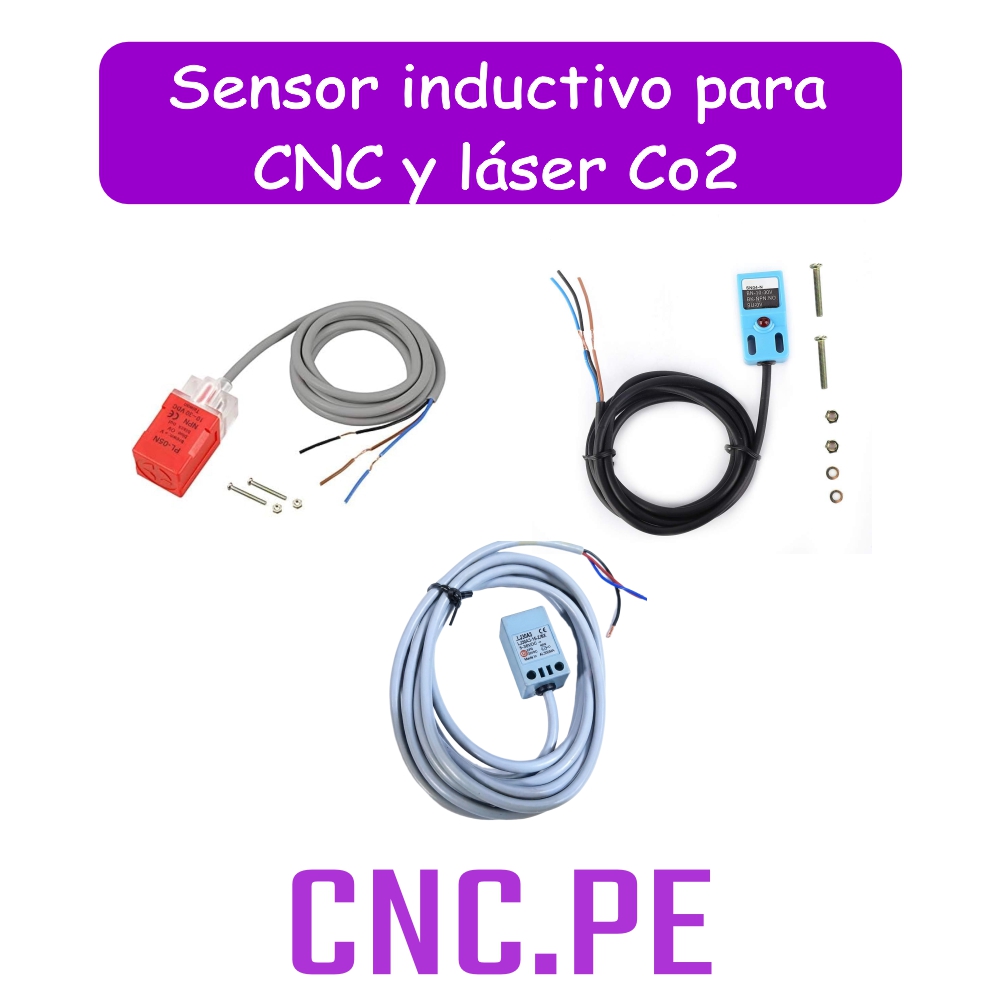 Sensor inductivo para cnc y laser co2 Compra sensores inductivos de proximidad NPN NO para CNC y máquinas láser CO2. Modelos SN04-N, PL-05N y LMF2-3005NA con detección de 4mm y 5mm. Alta precisión y fácil instalación.