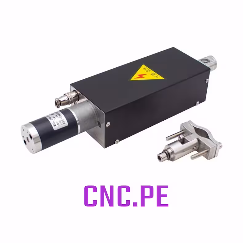 ACTPL100 Actuador de plasma con recorrido de 100mm y motorreductor de 24V. Ideal para máquinas CNC plasma, brinda precisión, durabilidad y fácil instalación.