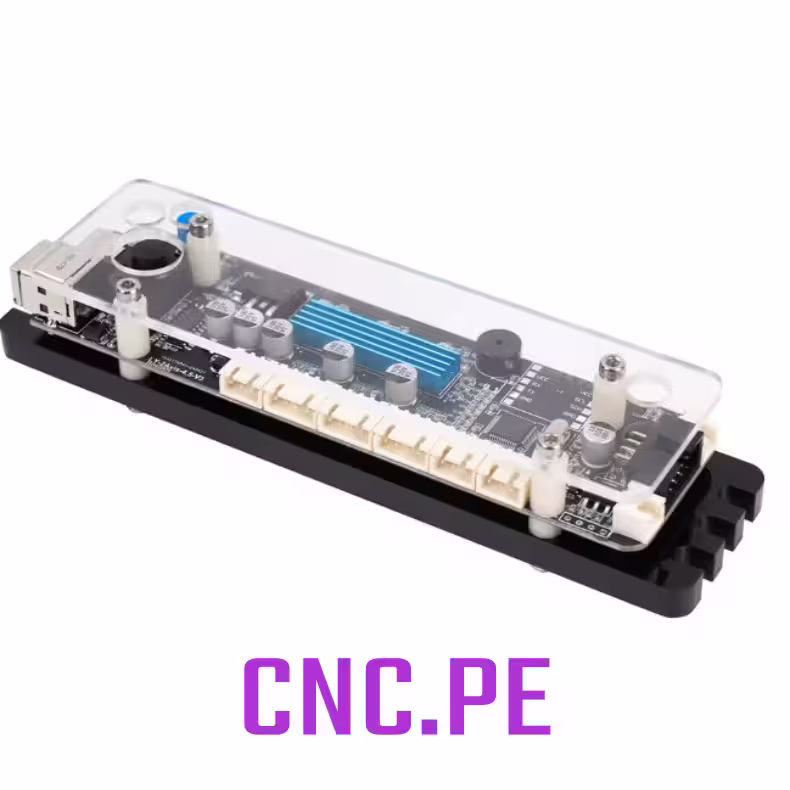 LYV3 Placa controladora LYV3 CNC de 2 ejes (X e Y). Compatible con diodos láser de 12V y 24V hasta 80W. GRBL 32bits, doble salida en Y, drivers para Nema 17.