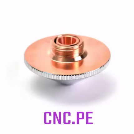 Compra boquilla láser de fibra D32-A-H15-DCP cromadas, bicapa, altura 15mm y calibre de 1.0 a 2.5mm. Ideales para corte con máquinas CNC de fibra óptica.