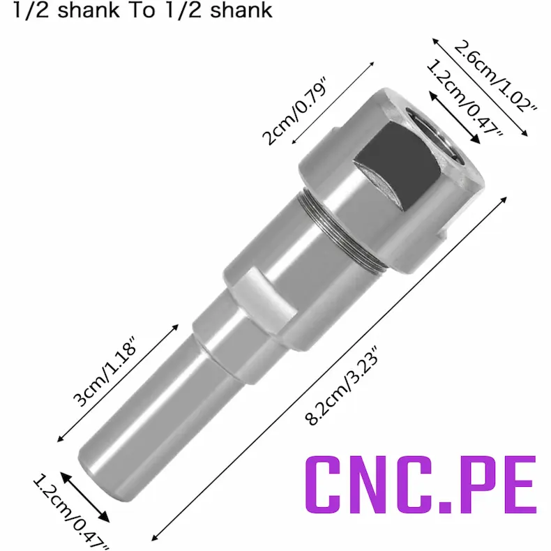 ac1 Conecta fácilmente tu chuck de 1/2" con adaptador de vástago de 1/2". Herramienta de alta precisión, resistente y fácil de instalar. ¡Compra ahora!